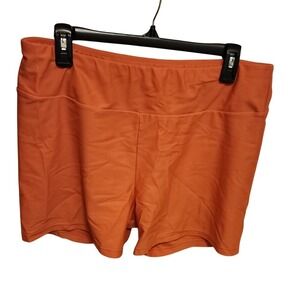 Modli Separates Vibrant Orange‎ Swim Shorts for Women 1X